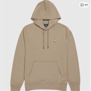 Psycho Bunny Tan Hoodie with Embroidered Logo